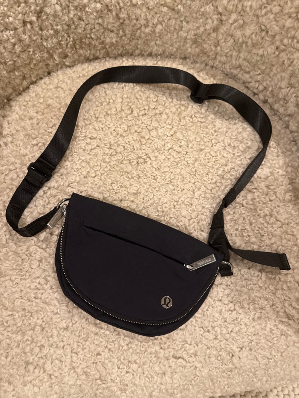 lululemon athletica black Crescent Sling Bag
